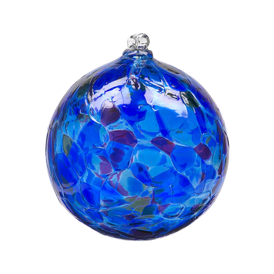 Calico Ball | Winter Solstice | 3" Home Decor Kitras Art Glass, Inc.  Paper Skyscraper Gift Shop Charlotte