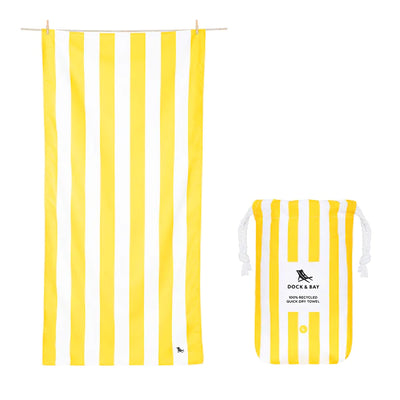 Quick Dry Towels | Cabana | Boracay Yellow | Large Beauty + Wellness Dock & Bay  Paper Skyscraper Gift Shop Charlotte