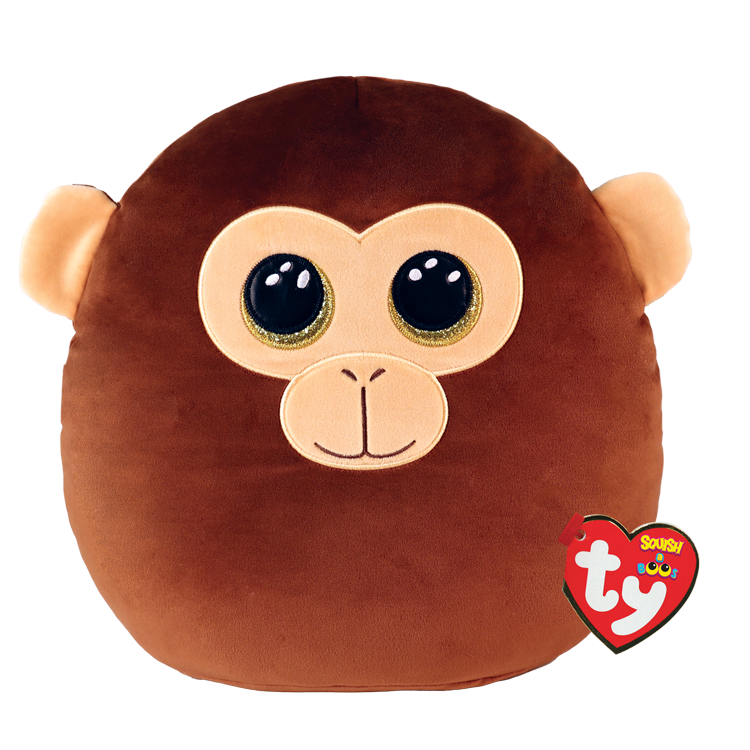 Dunston Monkey | Squish-A-Boo | Large 14¨ Stuffed Animals Ty Inc.  Paper Skyscraper Gift Shop Charlotte
