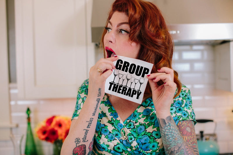 Group Therapy | Cocktail Napkins Napkins Twisted Wares  Paper Skyscraper Gift Shop Charlotte