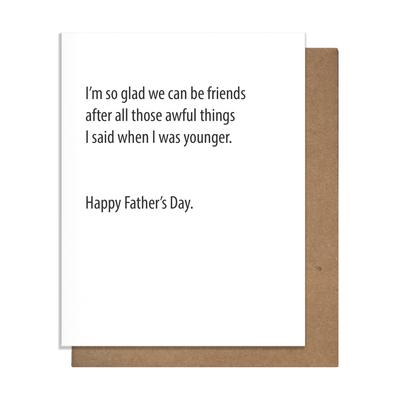 Dad Friends - Father's Day Card  Pretty Alright Goods  Paper Skyscraper Gift Shop Charlotte