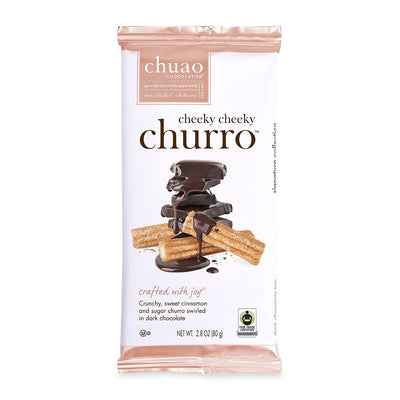 Chuao Cheeky Churro Bar Candy Redstone Foods  Paper Skyscraper Gift Shop Charlotte