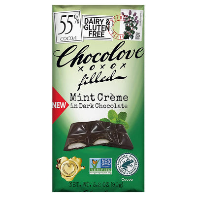 Chocolove Bar 55% Dark Mint Creme  Redstone Foods  Paper Skyscraper Gift Shop Charlotte