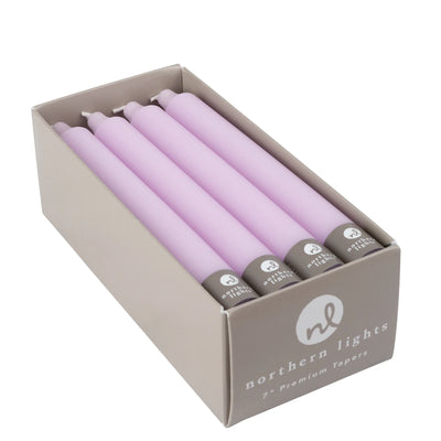 7" Taper- Petal Candles Northern Lights Candles  Paper Skyscraper Gift Shop Charlotte