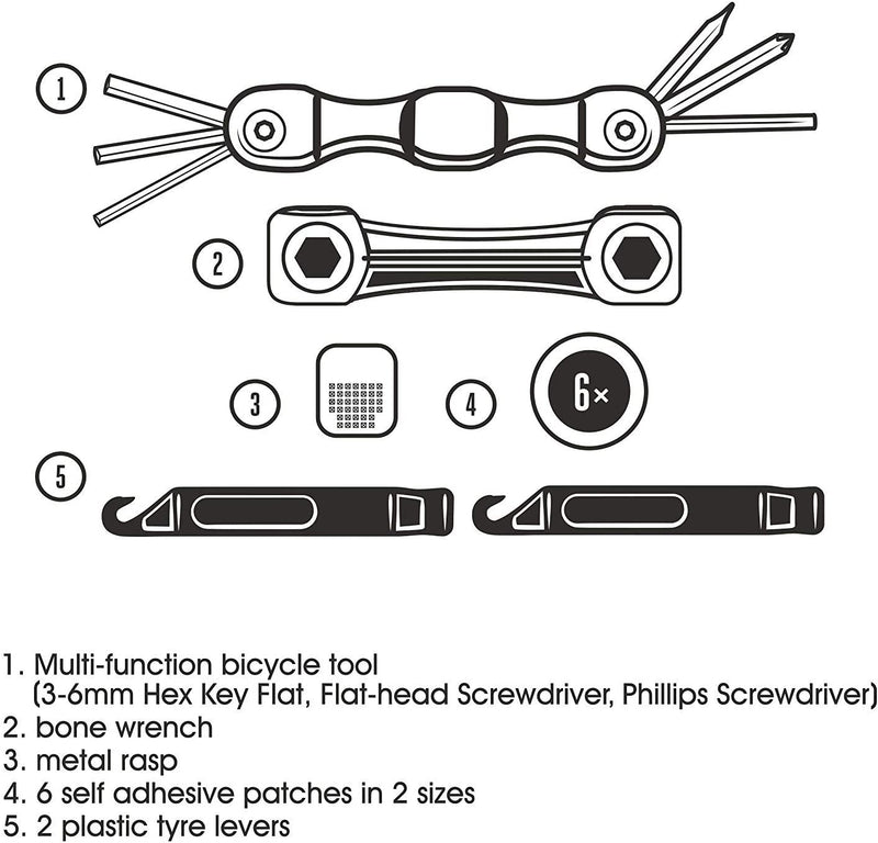 Bicycle Puncture Repair Kit GIFT Gentlemen&