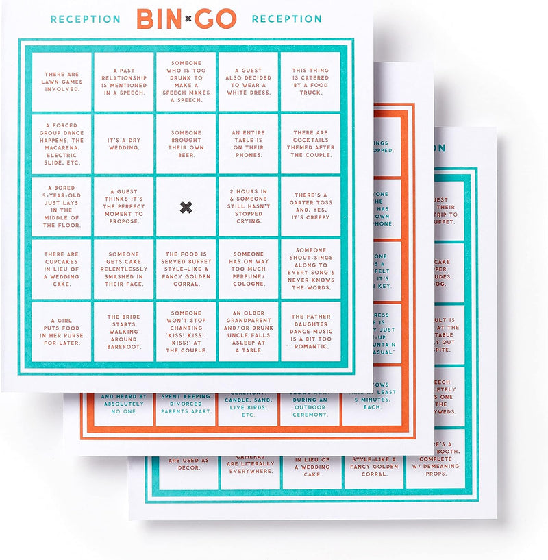 BM Bingo Book Bin-go Endure A Wedding BOOK Chronicle  Paper Skyscraper Gift Shop Charlotte