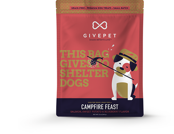 GivePet Campfire Feast Dog Treats Pets GivePet  Paper Skyscraper Gift Shop Charlotte
