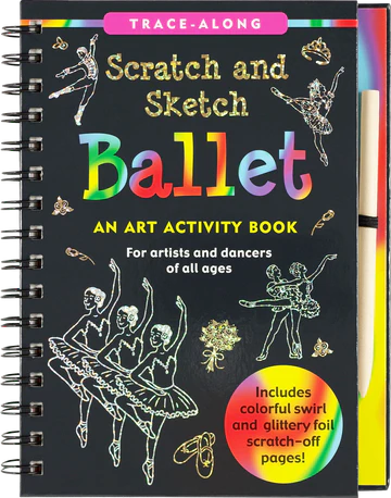Scratchand Sketch Ballet BOOK Peter Pauper Press, Inc.  Paper Skyscraper Gift Shop Charlotte