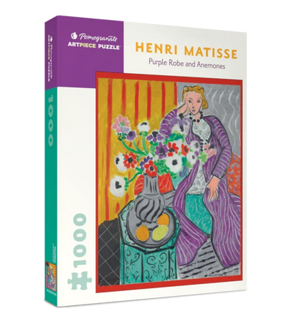 1000 Piece Puzzle | Henri Matisse: Purple Robe and Anemones Puzzles Pomegranate  Paper Skyscraper Gift Shop Charlotte