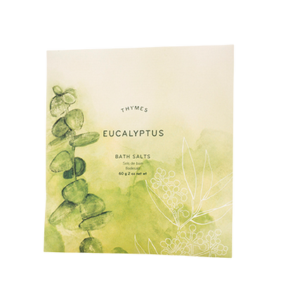 Bath Salts Envelope | Eucalyptus Beauty + Wellness Thymes  Paper Skyscraper Gift Shop Charlotte
