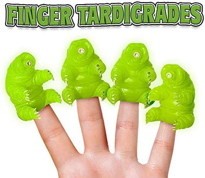 Glow In The Dark Finger Tardigrades - 1 pc Toys Accoutrements  Paper Skyscraper Gift Shop Charlotte