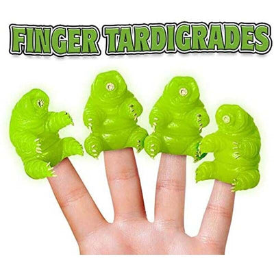Glow In The Dark Finger Tardigrades - 1 pc Toys Accoutrements  Paper Skyscraper Gift Shop Charlotte
