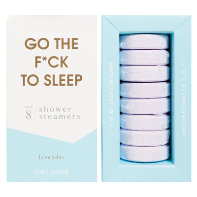 Go the Fuck to Sleep Shower Steamers Soap Chez Gagné  Paper Skyscraper Gift Shop Charlotte