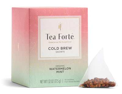 Watermelon Mint Cold Brew Tea Tea Forte  Paper Skyscraper Gift Shop Charlotte