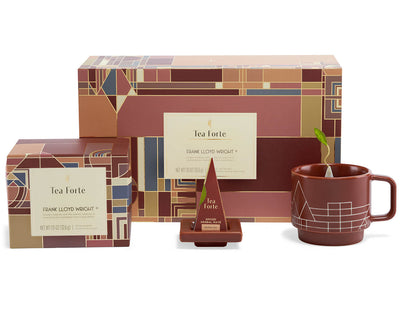 Frank Lloyd Wright Gift Set Kitchen Tea Forte  Paper Skyscraper Gift Shop Charlotte