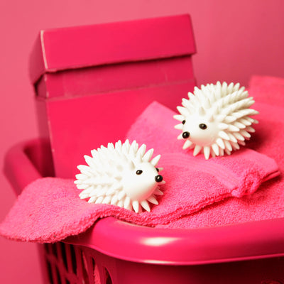 Hedgehog Dryer Balls | Set of Two Cleaning Kikkerland  Paper Skyscraper Gift Shop Charlotte