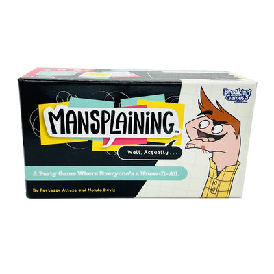 Mansplaining | Family Party Card Game | 2+ Players Adult Games Breaking Games  Paper Skyscraper Gift Shop Charlotte