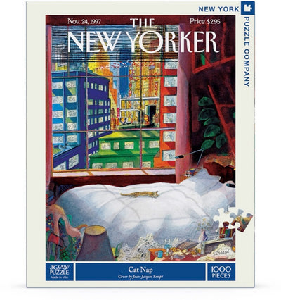 1000 Piece Jigsaw Puzzle | Cat Nap Jigsaw Puzzles New York Puzzle Company  Paper Skyscraper Gift Shop Charlotte