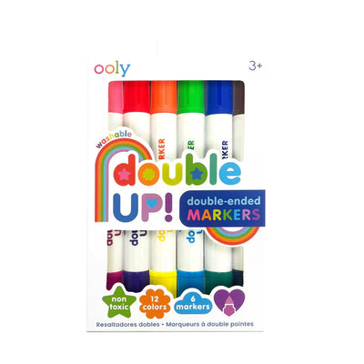 Double Up! Double-Ended Markers | Set of 6 Kids OOLY  Paper Skyscraper Gift Shop Charlotte