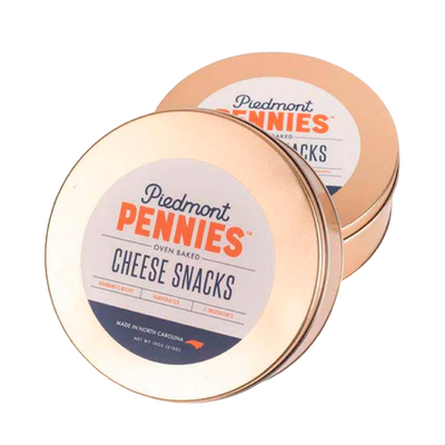 Piedmont Pennies Cheese Snacks | Big Penny 18oz Food Piedmont Pennies  Paper Skyscraper Gift Shop Charlotte