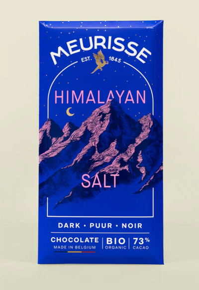 Himalayan Salt 73% Cacao Dark Chocolate Bar Food Meurisse  Paper Skyscraper Gift Shop Charlotte