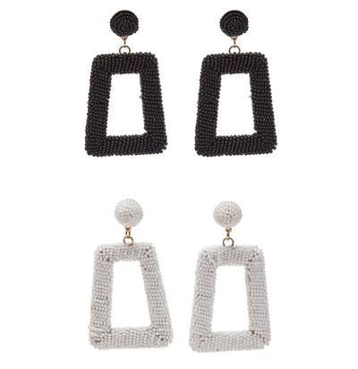 Hand Beaded Statement Earrings | Assorted Jewelry Two's Company  Paper Skyscraper Gift Shop Charlotte