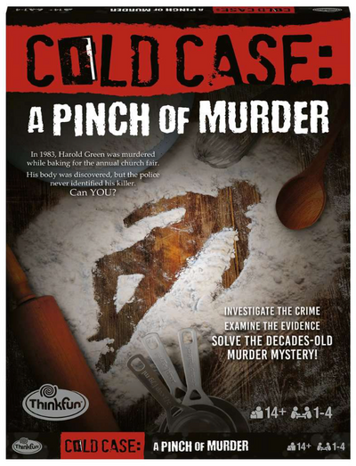 Cold Case: A Pinch of Murder Game Adult Games Ravensburger  Paper Skyscraper Gift Shop Charlotte
