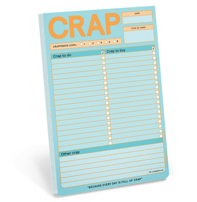 Crap Pad | Pastel Notepads Knock Knock  Paper Skyscraper Gift Shop Charlotte