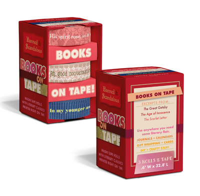 Banned & Scandalous Books on Tape Home Office Knock Knock  Paper Skyscraper Gift Shop Charlotte