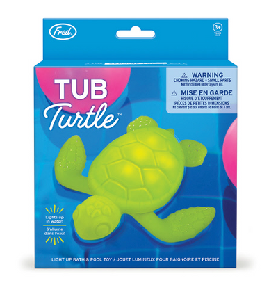 Tub Turtle | LIGHT UP BATH TOY  Fred & Friends  Paper Skyscraper Gift Shop Charlotte