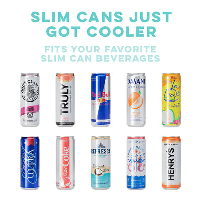 Skinny Can Cooler | Confetti Drinkware Swig  Paper Skyscraper Gift Shop Charlotte