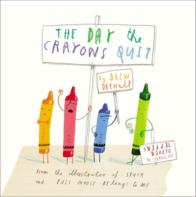 The Day the Crayons Quit BOOK Ingram Books  Paper Skyscraper Gift Shop Charlotte