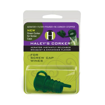 Haley's Corker for Screw Caps | Green Barware True Fabrications  Paper Skyscraper Gift Shop Charlotte