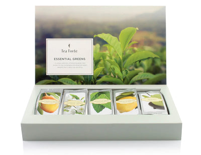 Essential Greens Single Steeps Tea Tea Forte  Paper Skyscraper Gift Shop Charlotte