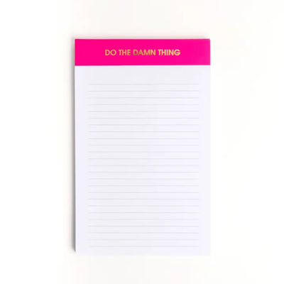 Do The Damn Thing Notepad Notepads Chez Gagné  Paper Skyscraper Gift Shop Charlotte