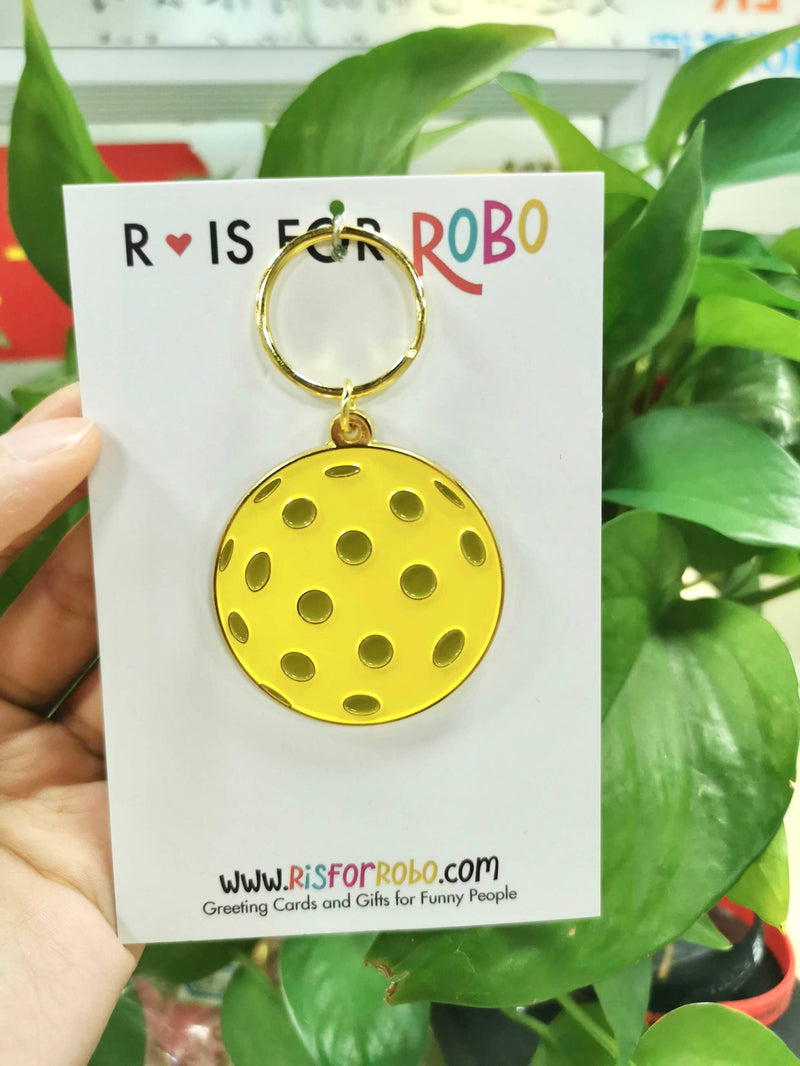 Pickleball Keychain Pickleball Gifts Pickleball Accessories Keychains R is for Robo  Paper Skyscraper Gift Shop Charlotte