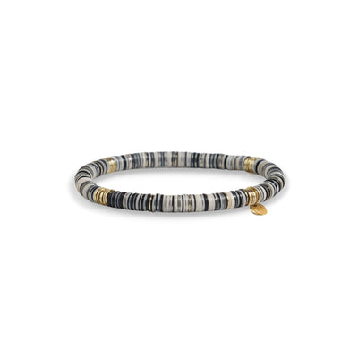 Grace multi mix stretch bracelet black and white Jewelry ink + alloy  Paper Skyscraper Gift Shop Charlotte