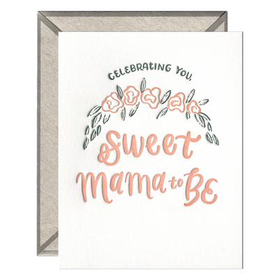 Sweet Mama To Be | Baby Shower Card Cards INK MEETS PAPER  Paper Skyscraper Gift Shop Charlotte
