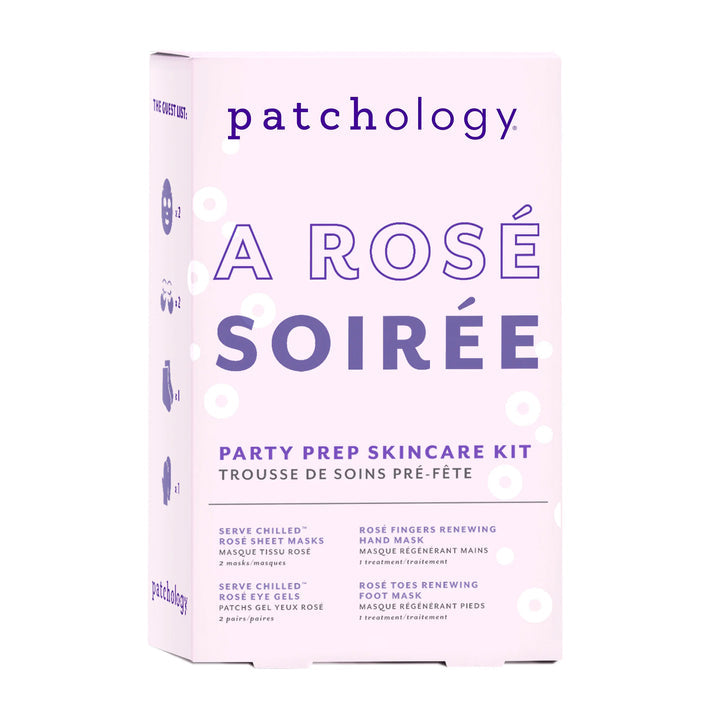 Patchology A Rose Soiree Party Prep Skincare Kit Beauty + Wellness Rare Beauty Brands  Paper Skyscraper Gift Shop Charlotte