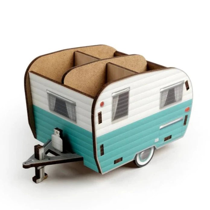 Pencil Holder | Happy Camper | Paper Skyscraper