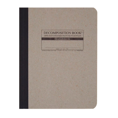 Decomposition Sketchbook | Slate Notebooks Michael Roger Press  Paper Skyscraper Gift Shop Charlotte