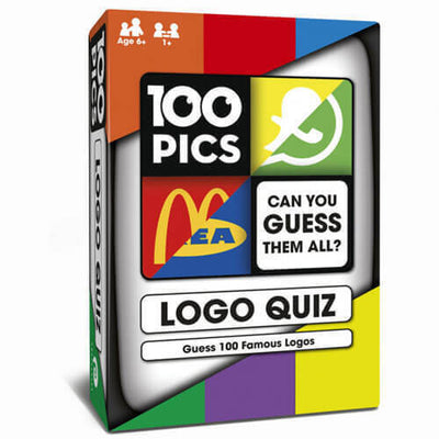 100 PICS Logo Quiz Game Games Asmodee  Paper Skyscraper Gift Shop Charlotte