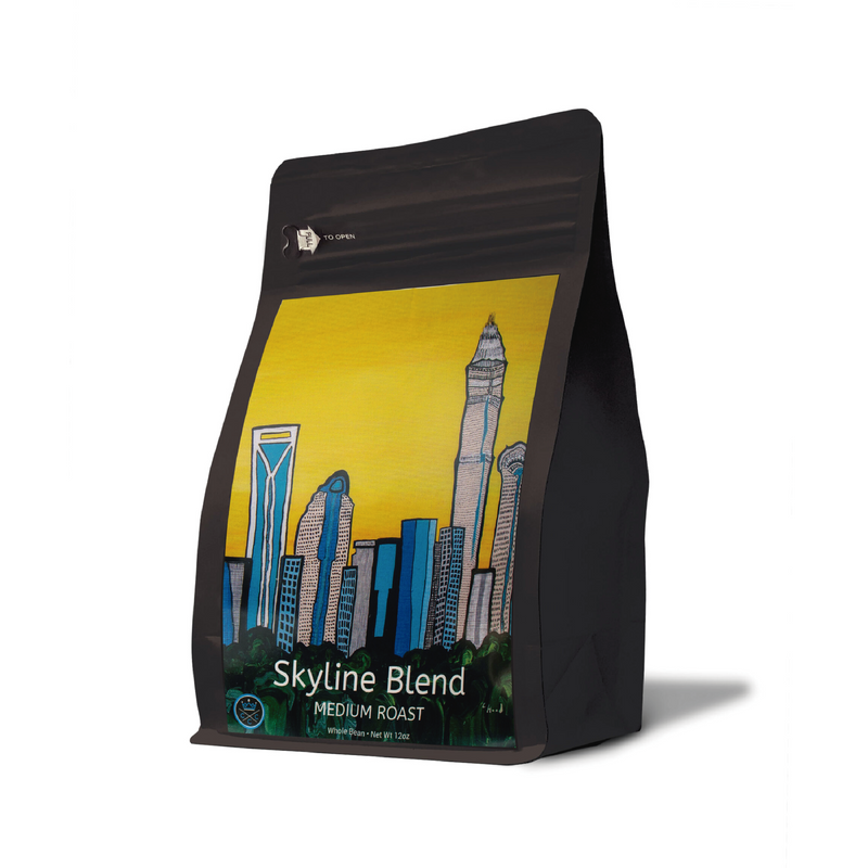 Skyline Blend Coffee Coffee Charlotte Coffee Co  Paper Skyscraper Gift Shop Charlotte