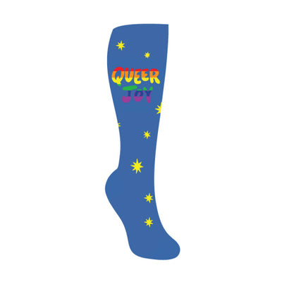 Stretch-It: Queer Joy Socks Sock It to Me  Paper Skyscraper Gift Shop Charlotte