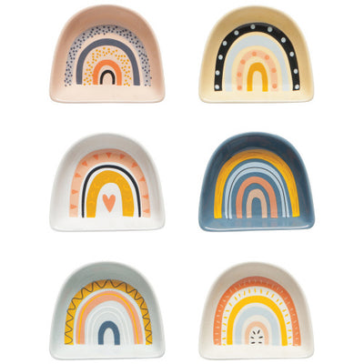 Rainbows Shaped Pinch Bowl Kitchen Danica Studio (Now Designs)  Paper Skyscraper Gift Shop Charlotte