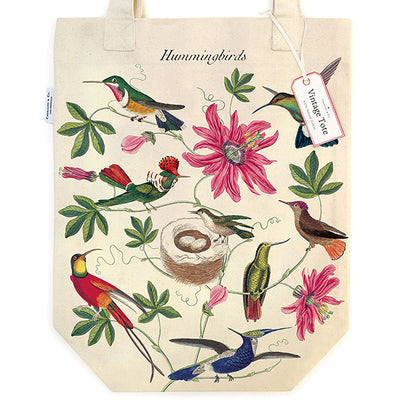 Tote Bag | Hummingbirds Tote Bags Cavallini Papers & Co., Inc.  Paper Skyscraper Gift Shop Charlotte