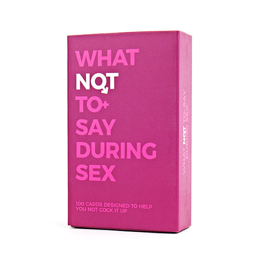 What Not To Say During Sex  Gift Republic  Paper Skyscraper Gift Shop Charlotte