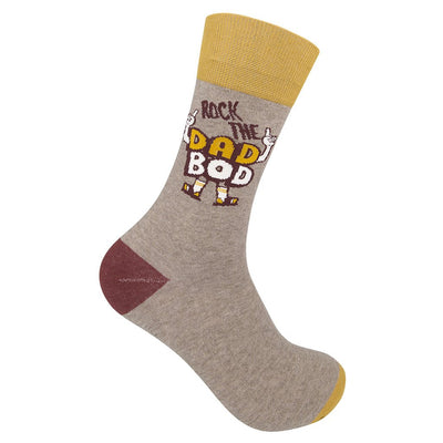 Rock the Dad Bod Socks Socks Funatic  Paper Skyscraper Gift Shop Charlotte