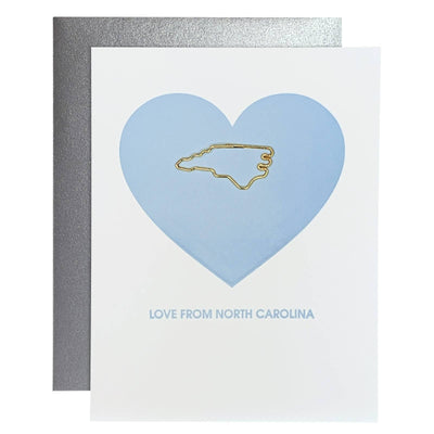 Love From North Carolina | Just Because Card Cards Chez Gagné  Paper Skyscraper Gift Shop Charlotte