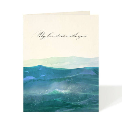 Ocean Swells | Sympathy Card Cards Felix Doolittle  Paper Skyscraper Gift Shop Charlotte
